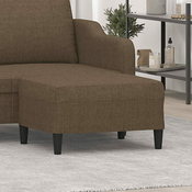 Greatstore Stolček za noge rjavo 70x55x41 cm blago