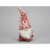 Rayher. Božiček, rdeče-bela kapa, 13cm