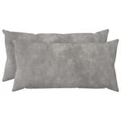 vidaXL Prevleka za blazino 2 pcs HEERLEN Svetlo siva 40 x 80 cm