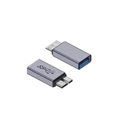 INF 2-Pack USB A Female to Micro B Male Adapter - Aluminijasta Zlitina Pretvornik, (5000291565)