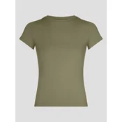 YO-GAYA Športni top Short Sleeve Top oliva