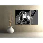 Rucno slikane slike na platnu Pop Art Ian Brown 3-delne 120x80cm ()