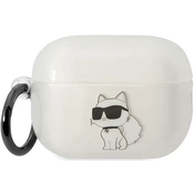 Karl Lagerfeld Airpods Pro 2 cover transparent Ikonik Choupette (KLAP2HNCHTCT)