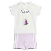 Adidas Komplet za devojcice I Dy Fro T Set JZ3553, Belo-roze