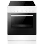 Hansa Elektricni šporet FCCW68103, 62 l, Belo-crni