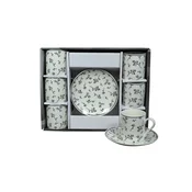 Sigma Set šolja za kafu, porcelan, 120ml 6/1 (Beli/CV) YK120C-8874