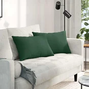 Jastucici za sofu 2 pcs Tamnozelena 60 x 40 cm Kordura tekstil