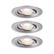 Paulmann 92973 - SET 3xLED/4,2W IP23 Zatemnitvena kopalniška svetilka COIN 230V