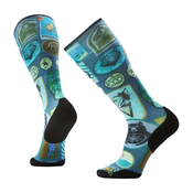 Smartwool Ski Targeted Cushion Explorer Print OTC Ski podkolienky, deep navy (XL)