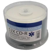 Traxdata Ritek CD-R 52x 700MB Medical Line-Medicinska Linija, Full Surface Printable 50 kom