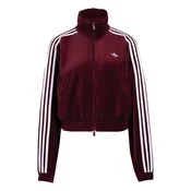 ADIDAS ORIGINALS Jopa na zadrgo vinsko rdeča/bela