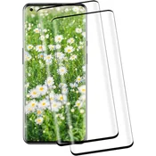 shumee 2x 9H KALJENO STEKLO ZA ONEPLUS 9 PRO ZAOBLJENE STRANKE ČRN OKVIR