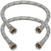 Fleksibilni priključek 3/8” za pipe, fitingi 50 CM, komplet 2 kosov