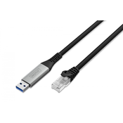 Digitus Kabel adapter usb-a - rj45 kat. 6a s/ftp, 1 gbit/s, usb 3.2 gen1, lszh, 3m