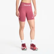 Kratke hlače Nike Pro Seamless Womens High-Waisted 5 Biker Shorts Pink Smoke/ White S