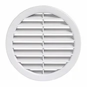 ZRAČNIK BREZ REGULACIJE VAFRA PVC FASADNI FI 60 OKROGLI VGRADNI