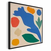 Slika - Henri Matisse – Wild Poppies I 40x40 U crnom drvenom okviru