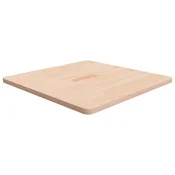 Cetvrtasta stolna ploca 70x70x2,5 cm netretirana hrastovina