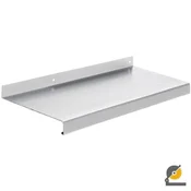 Zunanja okenska polica Standard 25 - aluminij naravno surov s folijo 380 mm