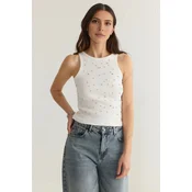 Trendyol Milla Ženska majica TWOSS25AL00003, Bela