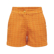 Only Bermude i kratke hlace Billie Boucle Shorts - Apricot Narancasta