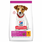 Hills Science Plan Puppy <1 Small & Mini s piletinom - 6 kg