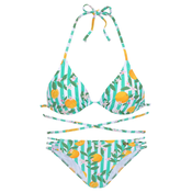 BUFFALO Bikini  meta / žad / mandarina / off-bela