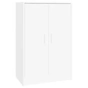 Vidaxl omara za čevlje bela 60x35x92 cm iverna plošča
