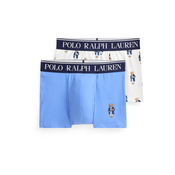 Bokserji Ralph Lauren Trunk Gb 2-Pack White/ Blue L