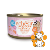 Schesir Baby Cat Chicken With Salmon 70 g, Vlažna Hrana Sa Piletinom I Lososom