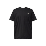 Pamučna majica Columbia boja: crna, s uzorkom