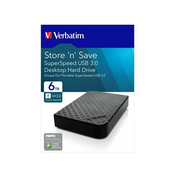 VERBATIM zunanji HDD disk Store n Save 6TB USB 3.0 3.5 47686