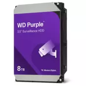 Western Digital 3,5 8000 GB unutarnji SATA III 5640 o/min 256 MB PURPLE WD85PURZ tvrdi disk 3 godine