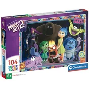 Inside Out 2 Woot Woot 104-delna supercolor sestavljanka - Clementoni