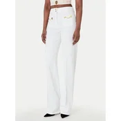 Elisabetta Franchi Jeans hlače PJ-25D-61E2 Bela Regular Fit