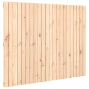 Vidaxl Stensko posteljno vzglavje 140x3x110 cm trdna borovina