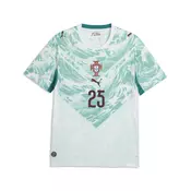 PUMA Portugal 2026 Away Player Jersey Men, Football, White/Green Lagoon/Nm, S