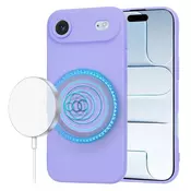 Silikonski ovitek Techsuit SoftFlex MagSafe za iPhone Air - vijoličen