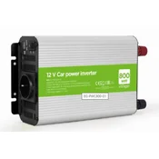 GEMBIRD Auto inverter EG-PWC800-01 12V DC/AC 800W+USB port sivi
