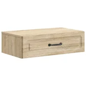 Vidaxl Stenska stranska miza Sonoma hrast 59 x 34,5 x 17 cm