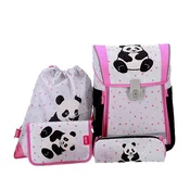 ABC123 - Prvošolski set ABC123 Ergo Flexi Panda (4-delni)