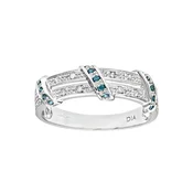 DIAMANT LETERNEL Prstan srebrna