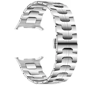 INF Pašček iz nerjavečega jekla Iron Man za Samsung Galaxy Watch7 47mm Silver, (22136154)