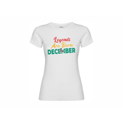 ženska majica Legends are born in December