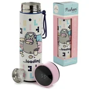 Puckator Termo steklenica s termometrom PKBOT149 Pusheen Game