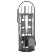 Homefire FT087XG kotni set, za kamin, 4 kosi, nerjaveče jeklo, 66 cm