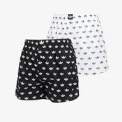Bokserice adidas Woven Boxer 2-Pack Black/ White XL