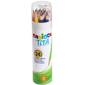 Tita 24-delni komplet barvnih svinčnikov v valjastem etuiju - Carioca