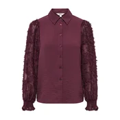 ONLY Bluza ONLMETTE vinsko rdeča