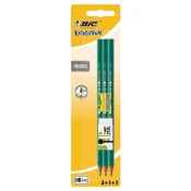 Set olovaka BIC Evolution - HB, s gumicom i šiljilom, 3 komada